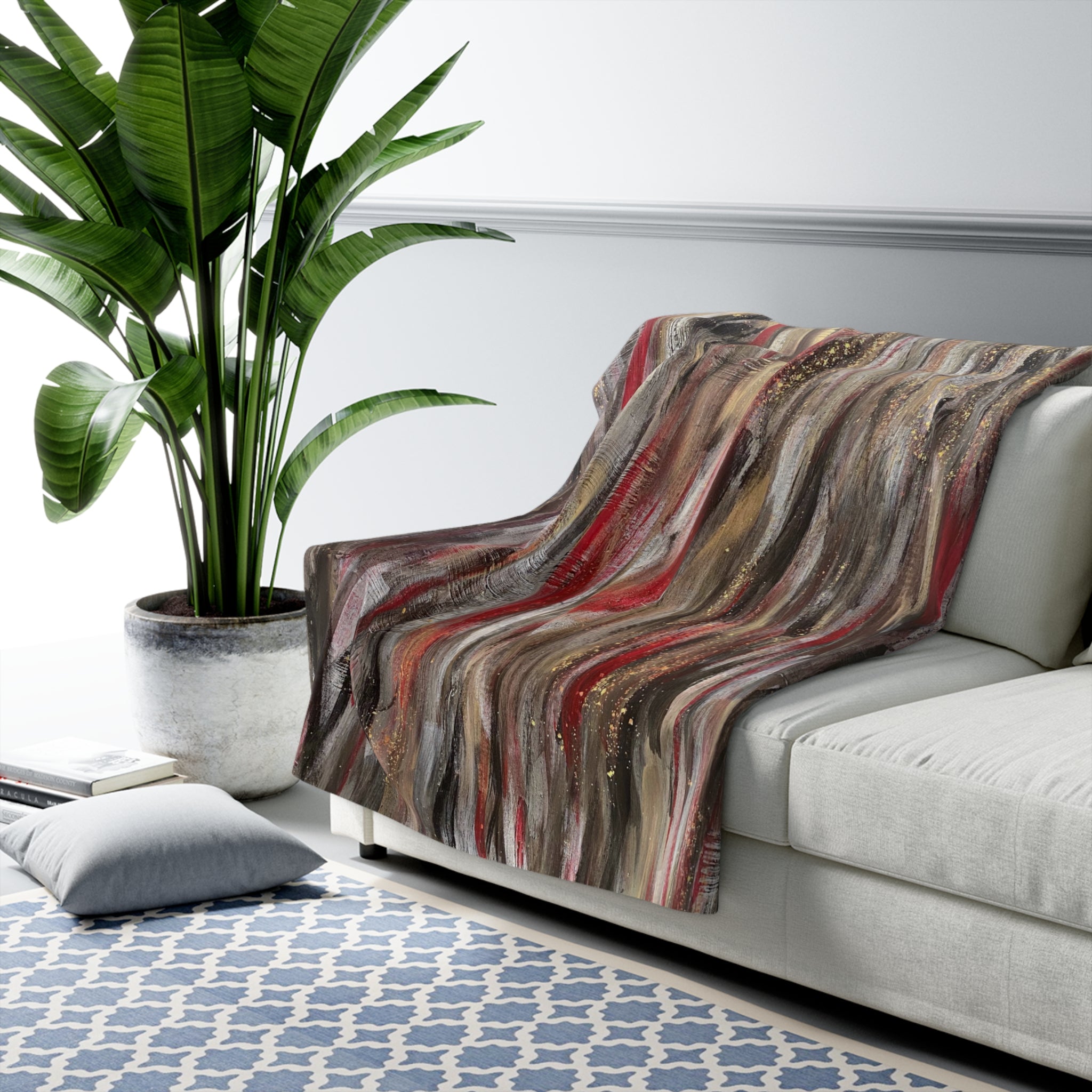 Shawn Sherpa Fleece Blanket
