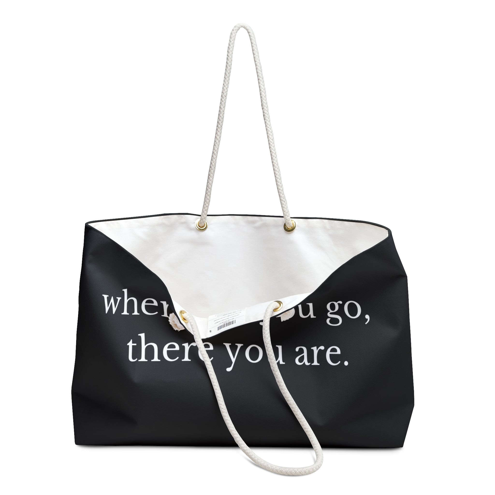 Wherever You Go, There You Are Weekender Tote