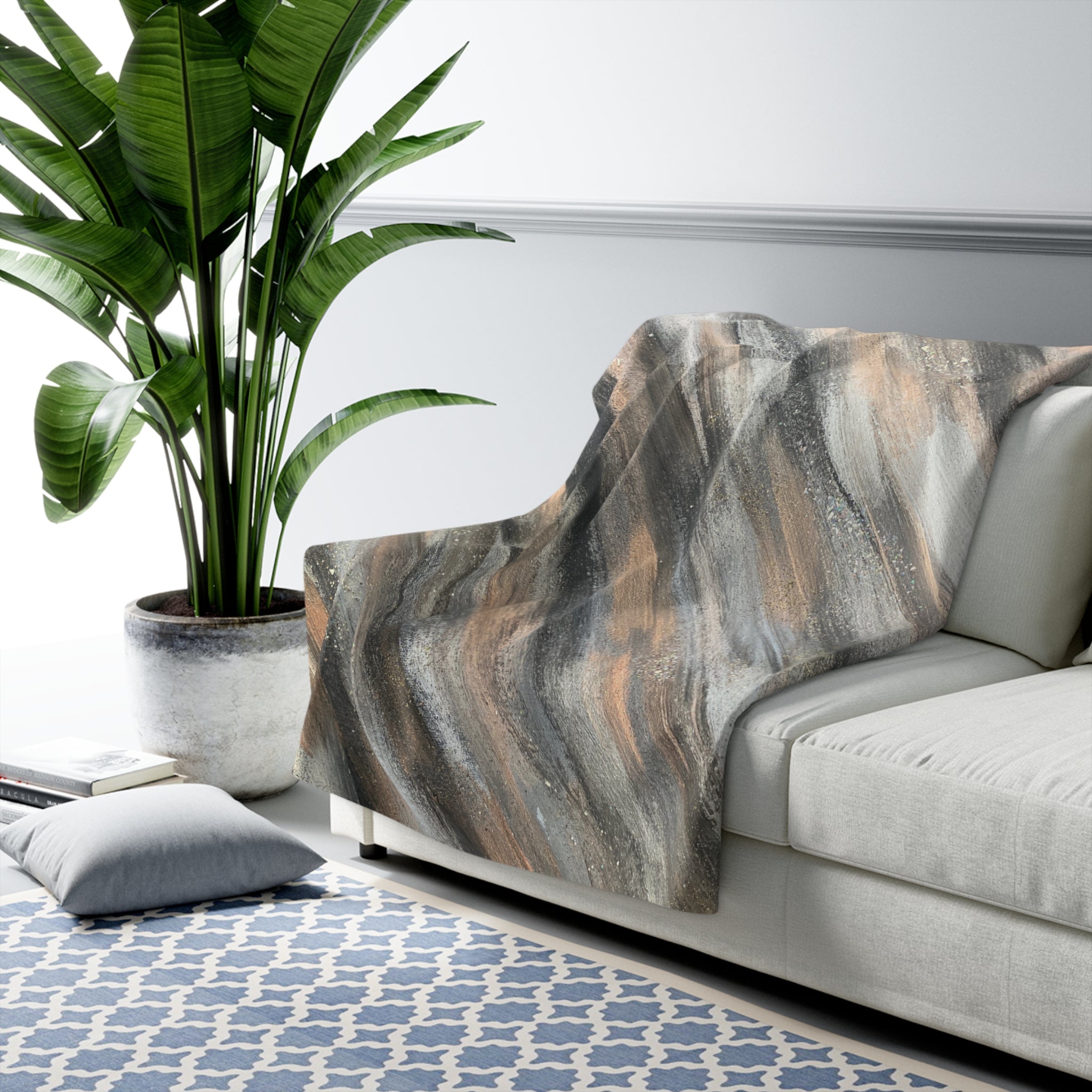 Madison Sherpa Fleece Blanket