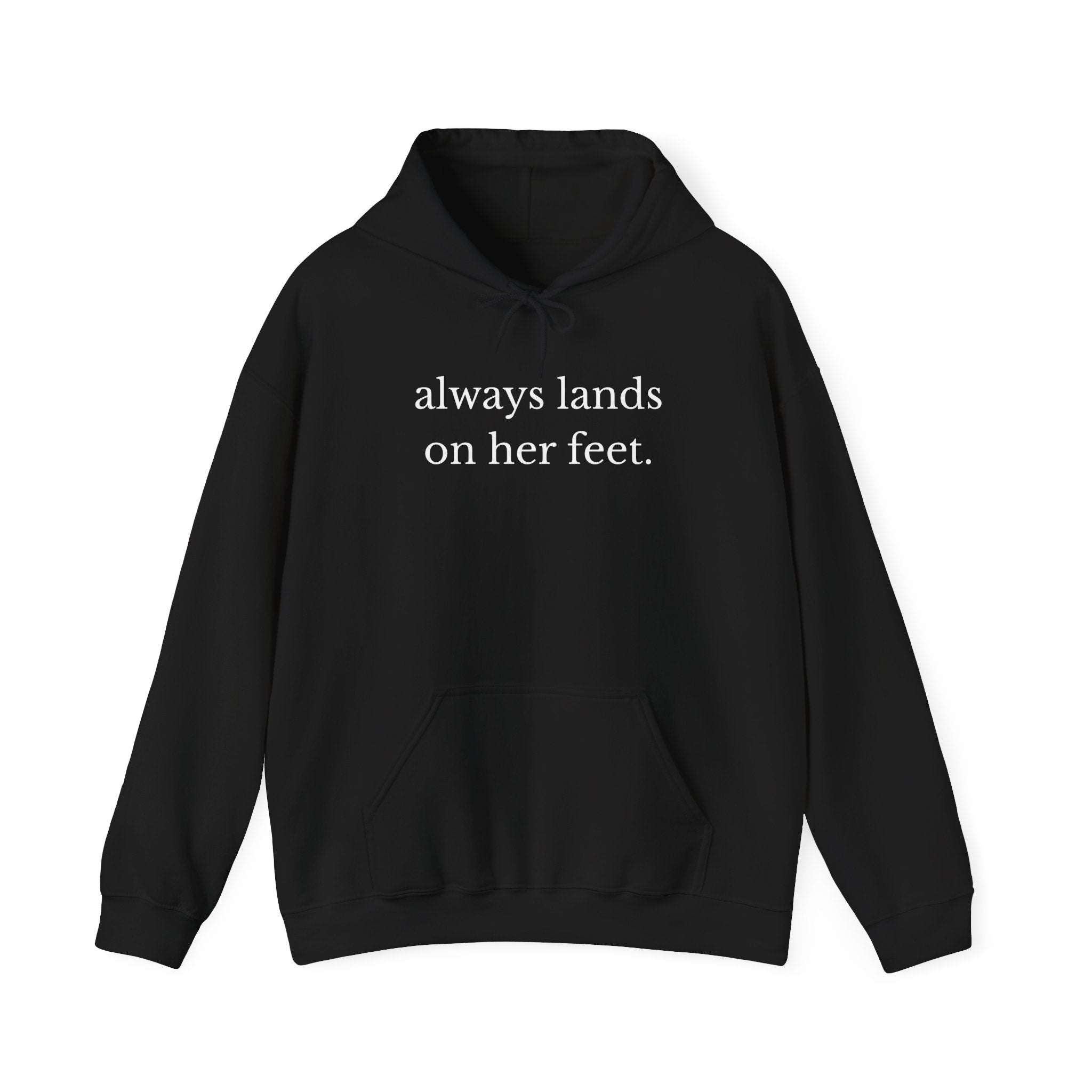 Always Lands on Her Feet Classic Hoodie