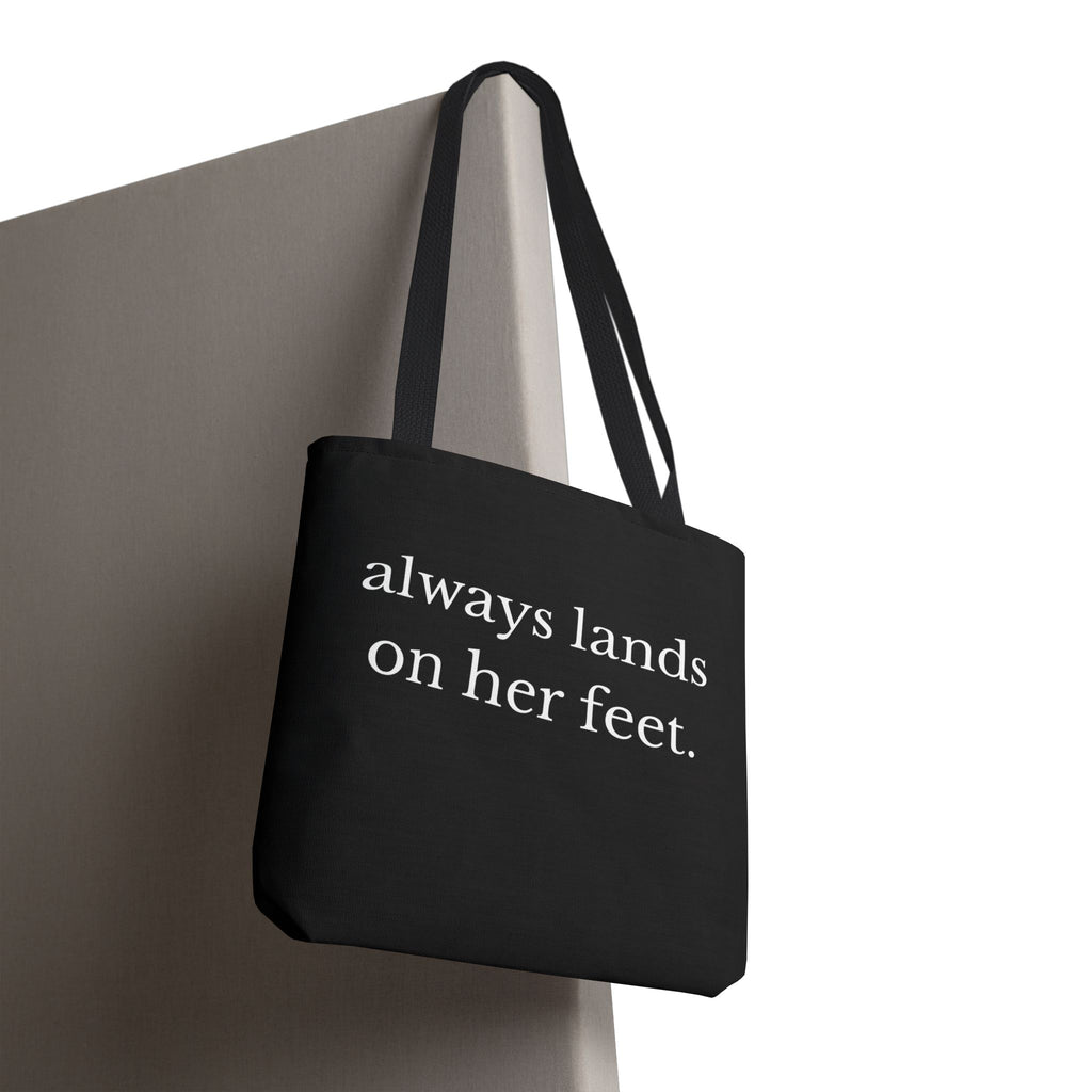 Always Lands on Her Feet Tote Bag