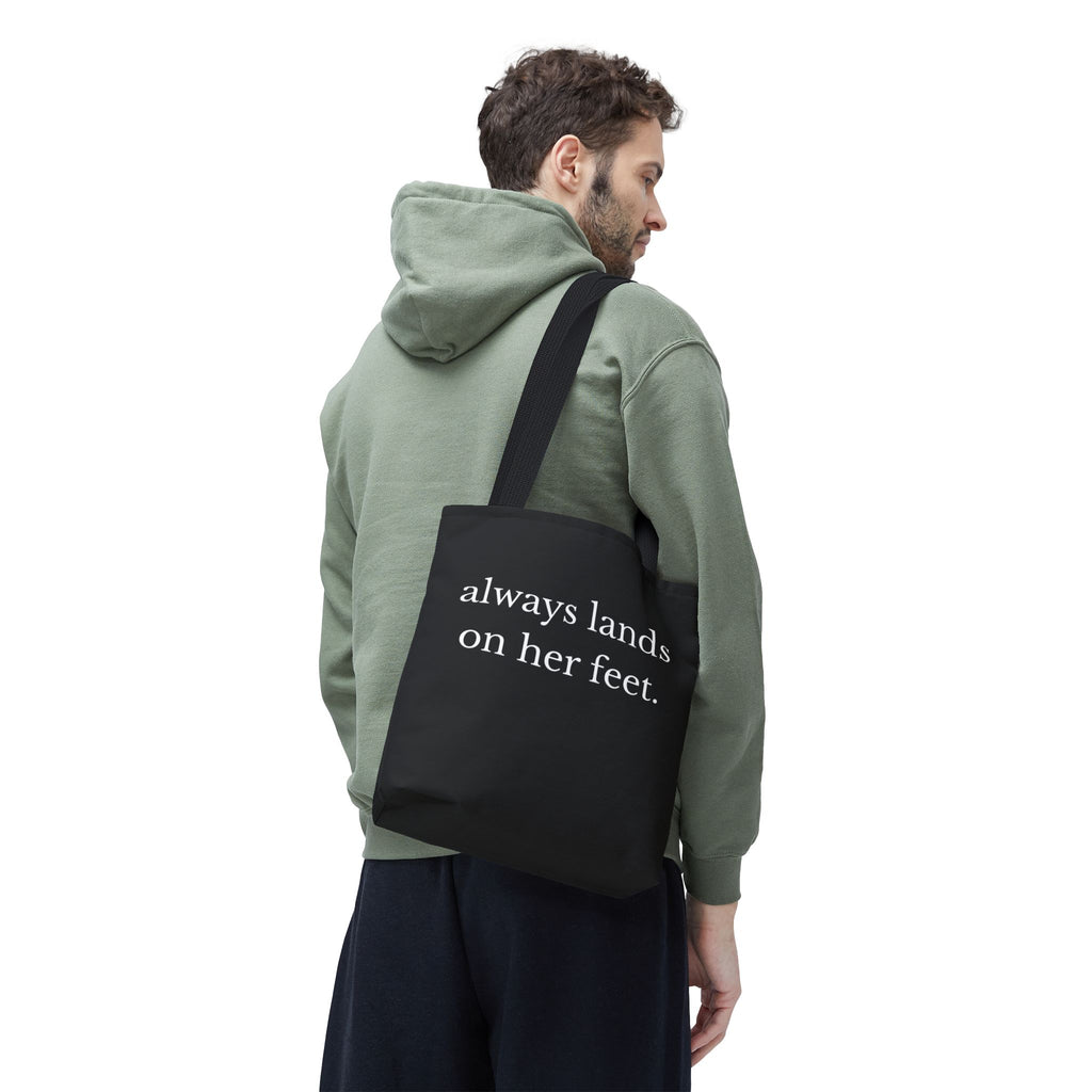 Always Lands on Her Feet Tote Bag