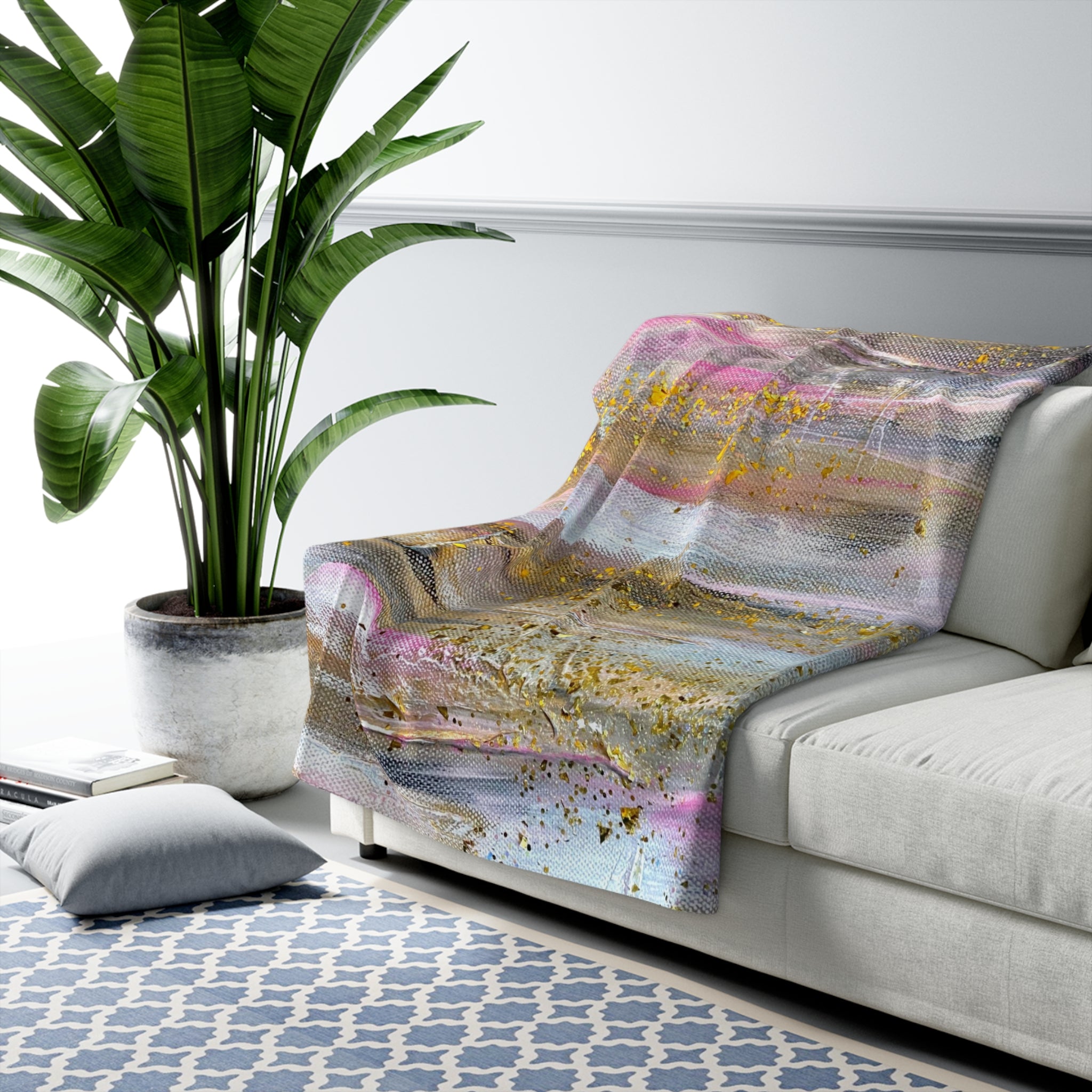 Kate Sherpa Fleece Blanket