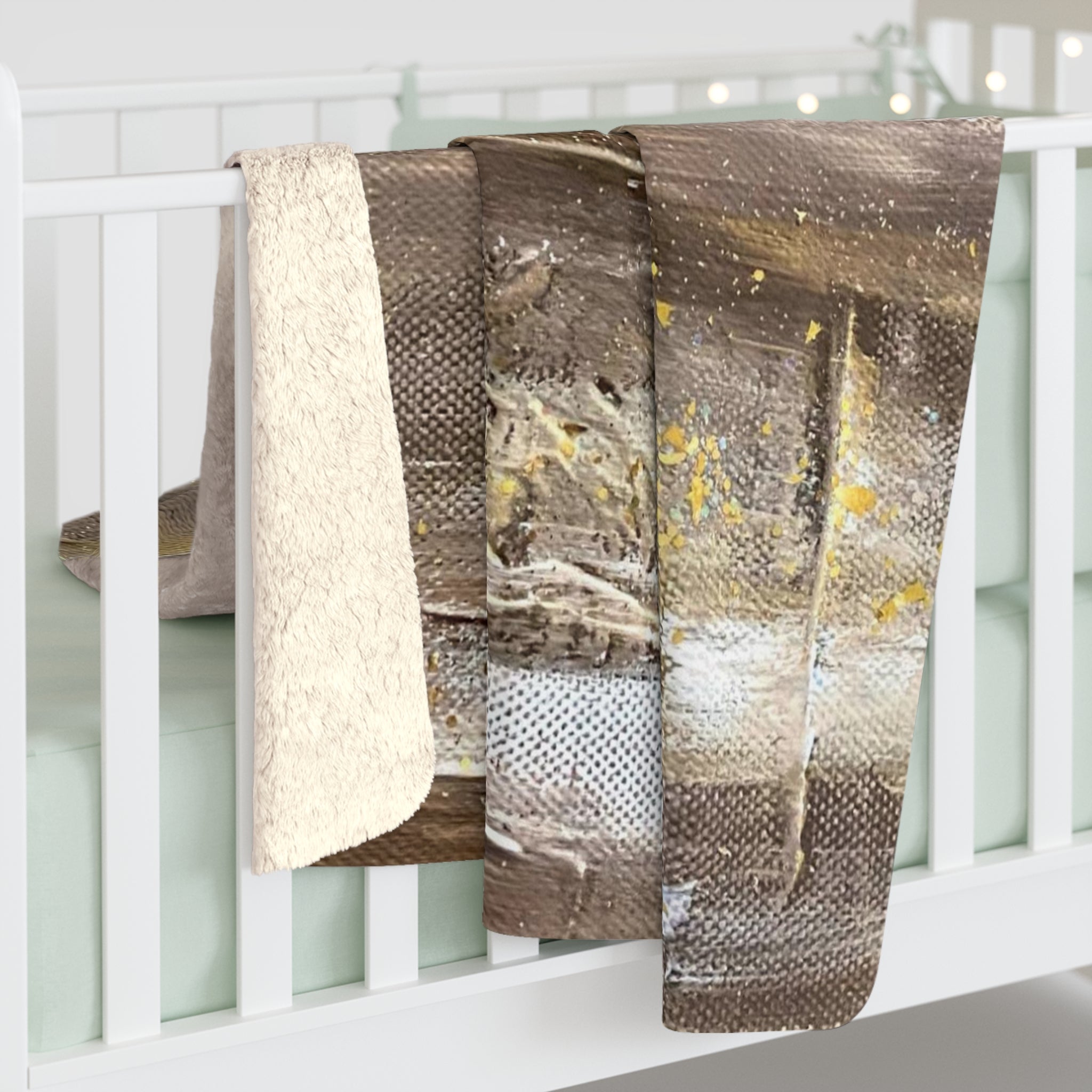 Henri Sherpa Fleece Blanket